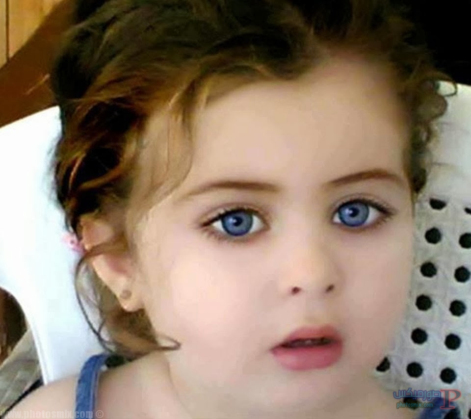 اطفال جميلة بعيون زرقاء 7