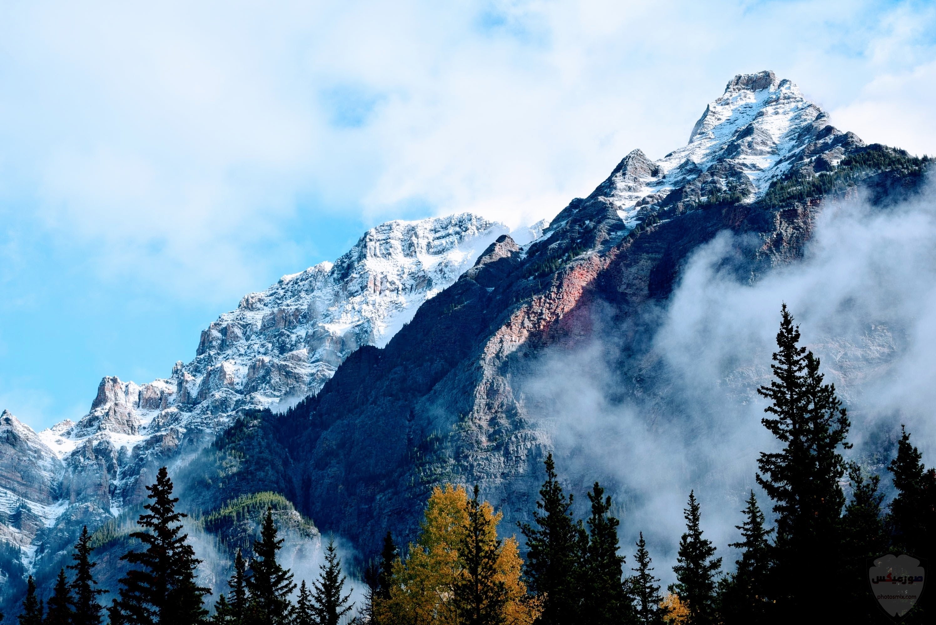 صور وخلفيات جبال وشلالات طبيعية HD خلفيات جبال خضراء وثلجية 4