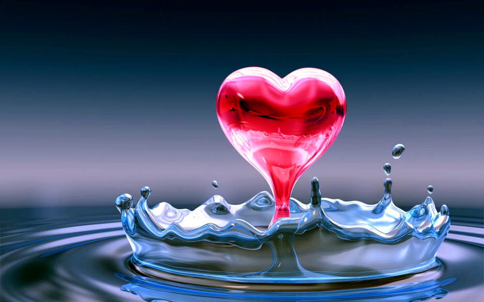 صورخلفيات ل قلب مع الماء