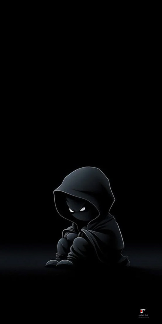 صور سوداء خلفية جوال حزن
